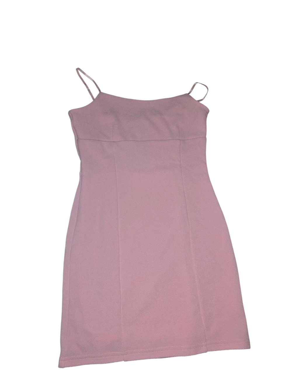 Girls' Blush Pink Spaghetti-Strap Mini Dress